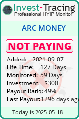 Monitored by Invest-Tracing.com HYIP Monitor-Invest-Tracing.com