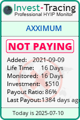 Monitored by Invest-Tracing.com HYIP Monitor-Invest-Tracing.com