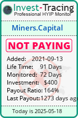 Monitored by Invest-Tracing.com HYIP Monitor-Invest-Tracing.com