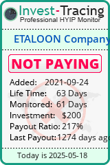 Monitored by Invest-Tracing.com HYIP Monitor-Invest-Tracing.com