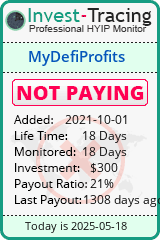 Monitored by Invest-Tracing.com HYIP Monitor-Invest-Tracing.com