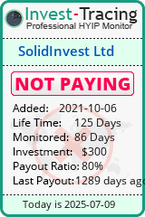 Monitored by Invest-Tracing.com HYIP Monitor-Invest-Tracing.com