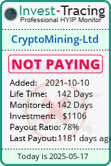 Monitored by Invest-Tracing.com HYIP Monitor-Invest-Tracing.com