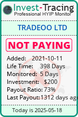 Monitored by Invest-Tracing.com HYIP Monitor-Invest-Tracing.com