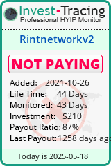 Monitored by Invest-Tracing.com HYIP Monitor-Invest-Tracing.com