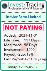 Monitored by Invest-Tracing.com HYIP Monitor-Invest-Tracing.com