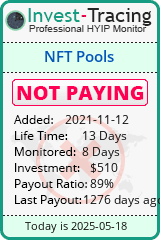 Monitored by Invest-Tracing.com HYIP Monitor-Invest-Tracing.com