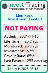 Monitored by Invest-Tracing.com HYIP Monitor-Invest-Tracing.com