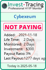 Monitored by Invest-Tracing.com HYIP Monitor-Invest-Tracing.com