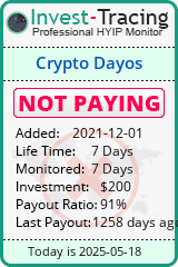 Monitored by Invest-Tracing.com HYIP Monitor-Invest-Tracing.com