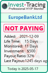 Monitored by Invest-Tracing.com HYIP Monitor-Invest-Tracing.com