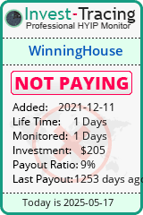 Monitored by Invest-Tracing.com HYIP Monitor-Invest-Tracing.com