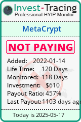 Monitored by Invest-Tracing.com HYIP Monitor-Invest-Tracing.com