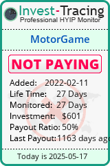 Monitored by Invest-Tracing.com HYIP Monitor-Invest-Tracing.com