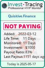 Monitored by Invest-Tracing.com HYIP Monitor-Invest-Tracing.com