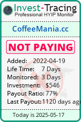 Monitored by Invest-Tracing.com HYIP Monitor-Invest-Tracing.com