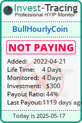 Monitored by Invest-Tracing.com HYIP Monitor-Invest-Tracing.com