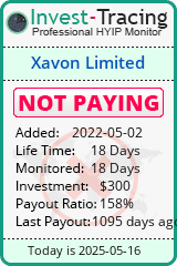 Monitored by Invest-Tracing.com HYIP Monitor-Invest-Tracing.com