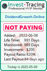 Monitored by Invest-Tracing.com HYIP Monitor-Invest-Tracing.com