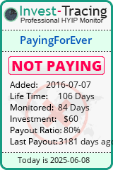 Monitored by Invest-Tracing.com HYIP Monitor-Invest-Tracing.com