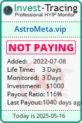Monitored by Invest-Tracing.com HYIP Monitor-Invest-Tracing.com