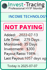 Monitored by Invest-Tracing.com HYIP Monitor-Invest-Tracing.com