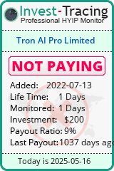 Monitored by Invest-Tracing.com HYIP Monitor-Invest-Tracing.com