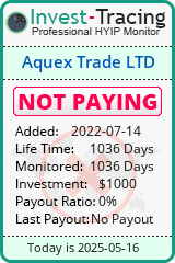 Monitored by Invest-Tracing.com HYIP Monitor-Invest-Tracing.com