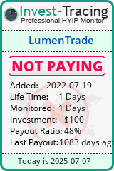Monitored by Invest-Tracing.com HYIP Monitor-Invest-Tracing.com