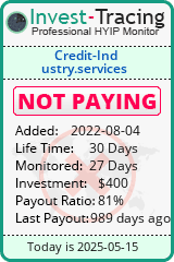 Monitored by Invest-Tracing.com HYIP Monitor-Invest-Tracing.com