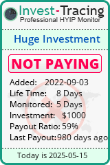 Monitored by Invest-Tracing.com HYIP Monitor-Invest-Tracing.com