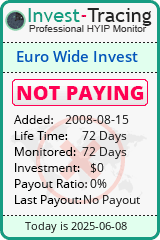 Monitored by Invest-Tracing.com HYIP Monitor-Invest-Tracing.com