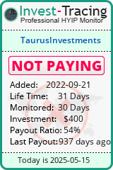 Monitored by Invest-Tracing.com HYIP Monitor-Invest-Tracing.com