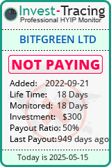 Monitored by Invest-Tracing.com HYIP Monitor-Invest-Tracing.com