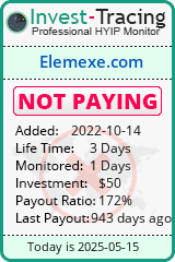 Monitored by Invest-Tracing.com HYIP Monitor-Invest-Tracing.com