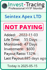Monitored by Invest-Tracing.com HYIP Monitor-Invest-Tracing.com
