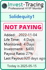 Monitored by Invest-Tracing.com HYIP Monitor-Invest-Tracing.com