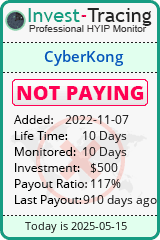 Monitored by Invest-Tracing.com HYIP Monitor-Invest-Tracing.com