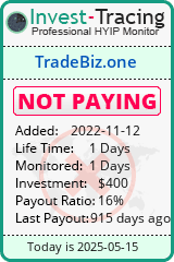 Monitored by Invest-Tracing.com HYIP Monitor-Invest-Tracing.com