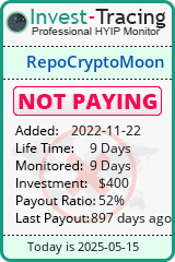 Monitored by Invest-Tracing.com HYIP Monitor-Invest-Tracing.com