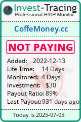 Monitored by Invest-Tracing.com HYIP Monitor-Invest-Tracing.com