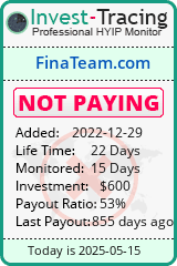 Monitored by Invest-Tracing.com HYIP Monitor-Invest-Tracing.com
