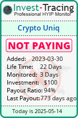 Monitored by Invest-Tracing.com HYIP Monitor-Invest-Tracing.com