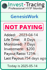 Monitored by Invest-Tracing.com HYIP Monitor-Invest-Tracing.com