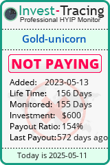 Monitored by Invest-Tracing.com HYIP Monitor-Invest-Tracing.com