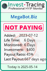 Monitored by Invest-Tracing.com HYIP Monitor-Invest-Tracing.com