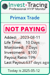 Monitored by Invest-Tracing.com HYIP Monitor-Invest-Tracing.com