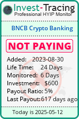 Monitored by Invest-Tracing.com HYIP Monitor-Invest-Tracing.com
