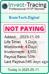 Monitored by Invest-Tracing.com HYIP Monitor-Invest-Tracing.com