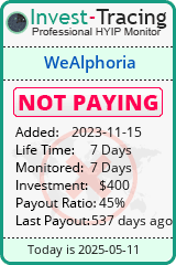Monitored by Invest-Tracing.com HYIP Monitor-Invest-Tracing.com